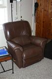 Brown LEATHER Rocker Recliner