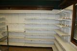 LOADS OF WALL SHELVING WITH BRACKETTS
