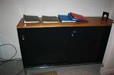 MANY METAL FLOOR STORAGE CABINETS