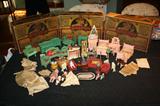 SHOUENHUT DOLL FURNITURE ....PLUS OTHERS AND DOLLS