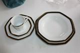 BLACK DRESS CHINA SET