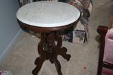 VINTAGE MARBLE TOP TABLE