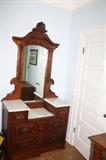 VINTAGE MARBLE TOP DRESSER
