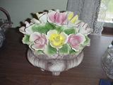 Superb LARGE Capodimonte Floral Center Piece