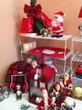                      An abundance of Christmas items