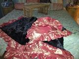  Lovely custom-made throw (no other items in the picture are for sale)