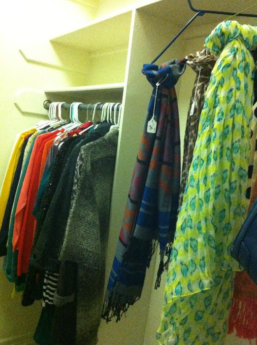                 Great selection of clothes & scarves