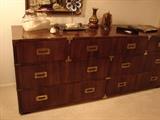 Henredon triple dresser. Matching night stands and bookcase are in the sale