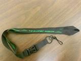 green and black "The sharpest Rides.com" lanyard