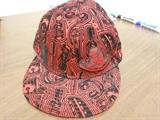 Red and black true fitted cap 