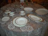 Haviland China-6 place Settings, 6 pieces to a place setting + serving pieces