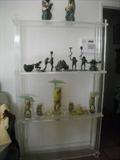 Lucite shelf unit-6' tall-5 lucite shelves