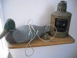 Antique Decoy & Railroad Lantern