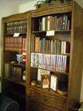 Pr.Drexel Bookcases, Antique Books, Collection Walt Disney Videos