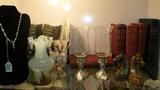 STERLING / BRONZE / ART GLASS / OLD BOOKS /
