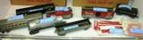 GREAT TRAIN SET - 5 MARX TIN CARS AND 2 LIONEL PLUS TRACK AND ACCESSORIES