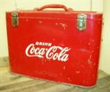    AIRLINE COKE COOLER - CLEAN AND RARE 