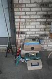 fishing poles and tackle