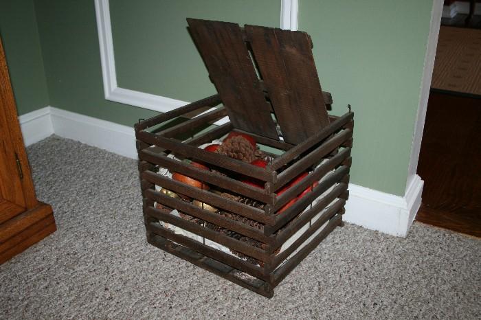 Wood Chicken Egg Carrier Crate / Basket
