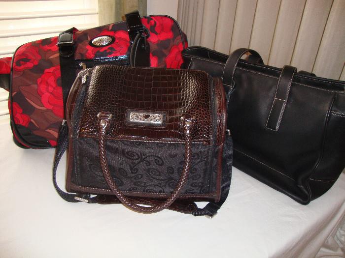 Brighton Red/Black Carry-on,  Large Coach Holdall, Large Brighton Tote
