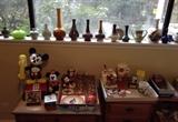 Mickey Mouse & Snoopy goodies - plus lots of vases ( some Japanese, some Haeger)