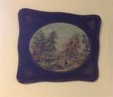 Old framed print of birthplace of Howard Payne