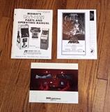Ephemera including 1980 Pac-Man manual, genuine 1977 Star Wars Pressbook & "2001 Space Odyssey" lobby card