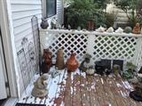 More yard stuff including small trellises & animal figurines