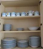 Several sets of table ware and flat ware