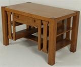 Arts and Crafts Oak Desk, American, Late 19th C.