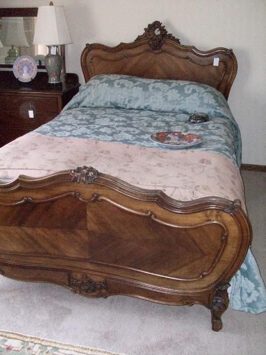 French Louis XV style bed 