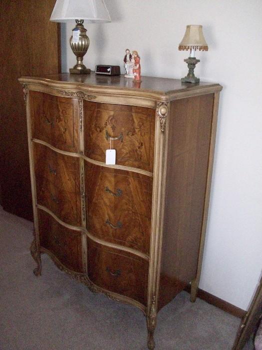 Tall chest eight drawers