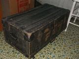 One of many old trunks, suitcases, travel bags . . . .   great as props, blanket storage, or adventure