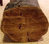 The base of hand carved piece featured in previous photo.