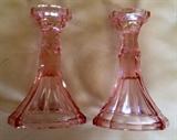 A pair of Fostoria  candlestick holders 