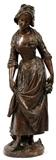 Lot#2035, HIPPOLYTE MOREAU (FRENCH 1832-1927), BRONZE SCULPTURE, H 26", FEMALE FIGURE