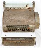 Lot#32, 'NATIONAL' BRASS CASH REGISTER, 1904, H 18.25"Serial number 429161.