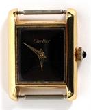 Lot#1117, CARTIER 18KT GOLD PLATED TANK WATCH