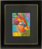 Lot#2189, PETER MAX (GERMAN/AMERICAN, B.1937), MIXED MEDIA ON PAPER, H 10", W 8"Signed lower right.  Framed