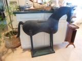 Metal horse 