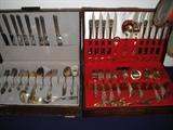 Silverplate flatware sets