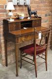 Petite inlaid writing desk