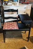 Re-purposed telephone bench