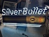 Coors Silver Bullet neon sign