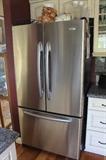 Beautiful Maytag french door refrigerator. Currently in use but will be ready to pick up on the day of the sale.