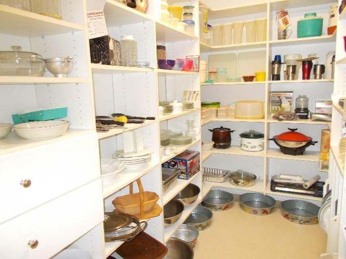 View of "Walk In" Kichenware Room off the kitchen - loaded with "good stuff!!" 
