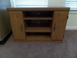 VERY NICE DEAL ON THIS TV STAND / SHELF - IN GREAT CONDITION 36" WIDE - 20" DEEP X 24"