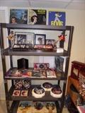 THIS ELVIS COLLECTION HAS SOME NEW (SEALED) ITEMS THE RECORDS ARE IN GOOD SHAPE SOME OF THE PHOTOS IN THE WHITE NOTE BOOK ARE ORIGINAL BLACK N WHITES = PUBLICITY PHOTOS FROM MGMT. 