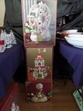 LARGE LENOX HOLIDAY COLLECTABLES - WITH ORIGINAL BOXES