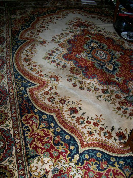 Large area rug flown here from England